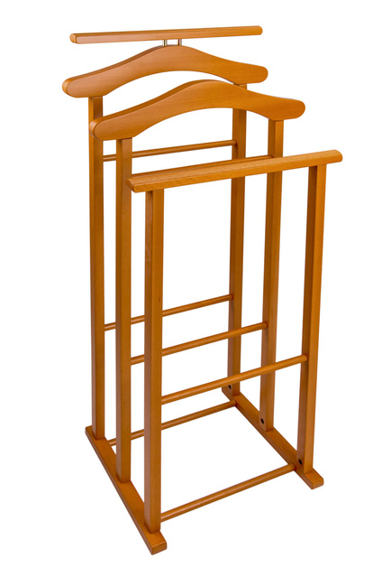 Stojak na garnitur i koszule Arredamenti Maxi, drewno bukowe, 102 cm, brązowy
