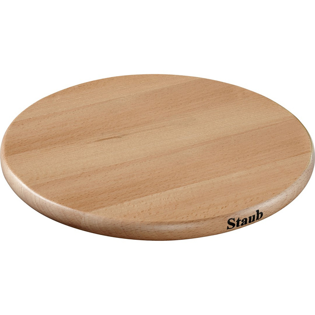 STAUB Okrągła deska magnetyczna 23 cm drewno STAUB Staub Fonderie SARL