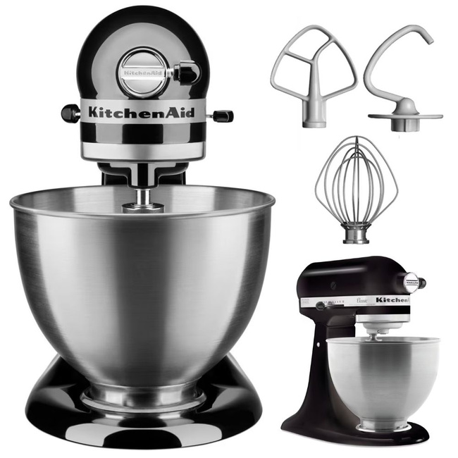 Robot planetarny KitchenAid Classic 4,3 l 5K45SSEOB czarny