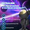 Extralink Home Projektor Gwiazd Czarny | Lampka Nocna, Rzutnik | Dla Dzieci, Astronauta
