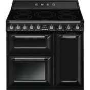 Smeg - Kuchnia wolnost., 90cm, Victoria, czarny Tr93ibl2 Victoria