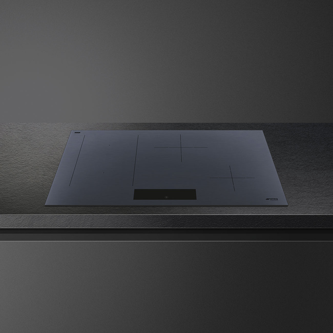 Smeg - Płyta indukcyjna, 80cm, Linea, Ng linea Sim1844dg Neptune grey.