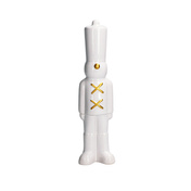 Figurka żołnierz Rituali Domestici Sullattentisto, biała, kamionka, 26 cm