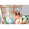 Turban do włosów Dock & Bay Tulum Blue szybkoschnący ręcznik z mikrofibry