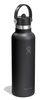 Butelka termiczna Hydro Flask Standard Mouth 21 oz (621 ml) ze słomką Flex Straw, czarna