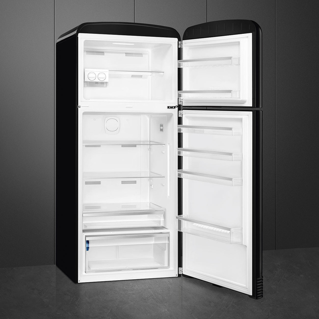 Smeg - Chłodziarko-zamrażarka FAB50RBL5 50'S STYLE - czarny