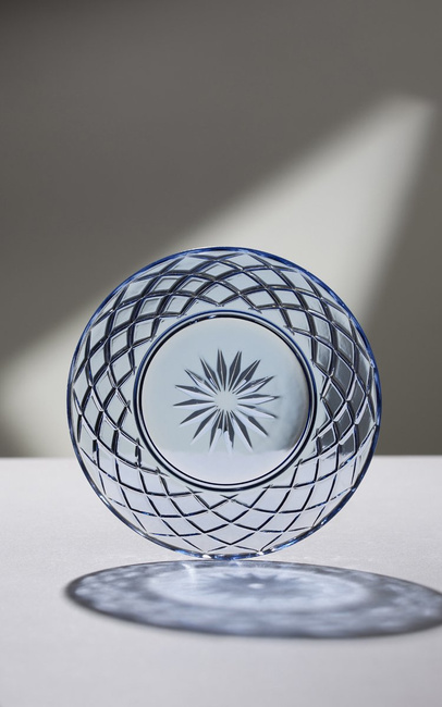 Talerze Sorrento 21 cm 4 sztuki Niebieskie 32008 - Lyngby Glas