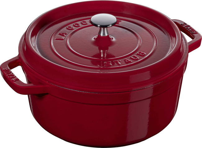 Staub La Cocotte garnek żeliwny okrągły 6.7 ltr, kasztanowy
