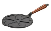 Patelnia do naleśników w kształcie serc Skeppshult Traditional 23 cm, 6 pól