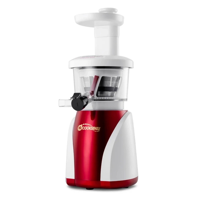 Wyciskarki wolnoobrotowe z funkcją mielenia Cooksense HD HD-8801 biało-czerwone