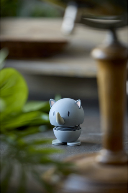 Figurka Hoptimist Soft Rhino S Grey, szary nosorożec
