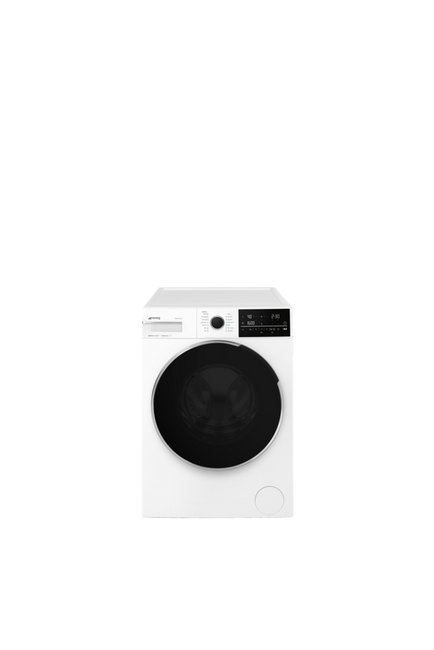 Smeg - Pralko-suszarka, 8/5kg, 1400, Steam, LCD Universal Wdn854Sldin Biały.