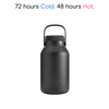 Butelka termiczna Chillys | 2000 ml | Czarna Series 2 - Chillys Bottles
