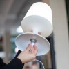 Lampa Light To Go Organic - szara - Koziol