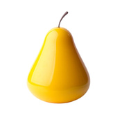 Pojemnik Qualy Pear Pod w kształcie gruszki, żółty