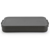 Płaski lunchbox Brabantia Make & Take 1,1 l, Dark Grey