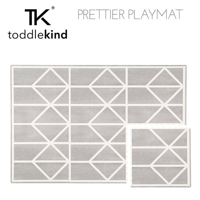 Toddlekind mata do zabawy piankowa podłogowa Prettier Playmat Nordic Pebble Grey