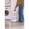 Kosz na pranie Brabantia Collect-It 55 l, biały, z pokrywą Quick-Drop