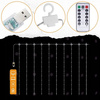 Extralink Kurtyna świetlna LED 3x3m 300x zimne światło USB 5V lampki choinkowe świąteczne girlanda