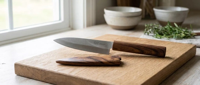 Nóż do obierania KAI DH7361, ostrze 9 cm, z osłoną na ostrze