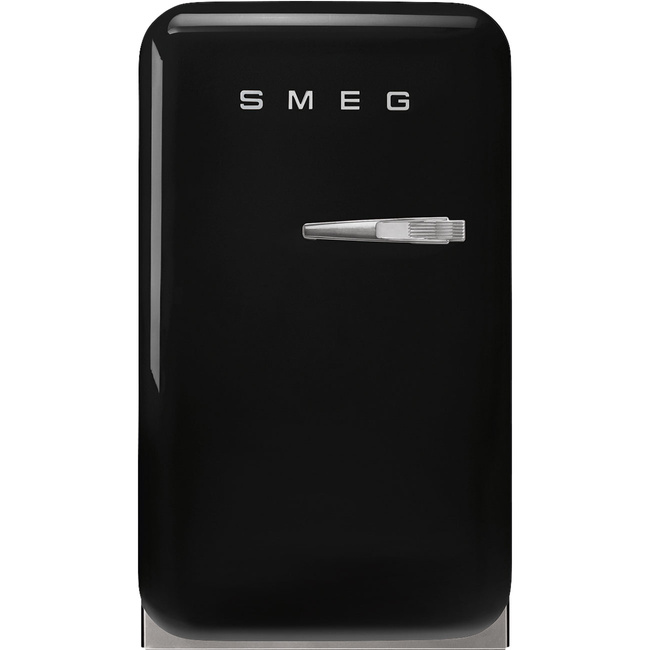 Smeg - Minibar, FAB5LBL6 50'S RETRO STYLE - czarny