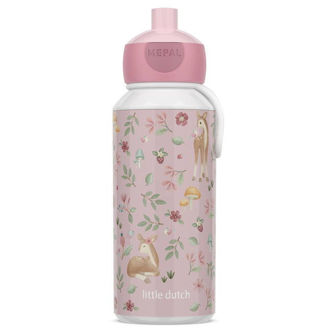 Bidon dla dziewczynki Mepal Pop-Up Campus 400 ml Fairy Garden, wzór wróżkowy ogród