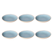 Rose&tulipani Concerto Fuse Azzurro Zestaw 6 talerzy do zupy 21 cm