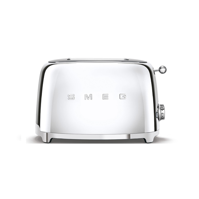 Zestaw Smeg Czajnik + Toster na 2 kromki srebrny