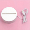 Extralink Home | Lampka nocna przebite serca 3D | Iluzja optyczna do sypialni USB