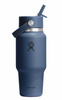 Butelka termiczna Hydro Flask 24 oz Wide Mouth Travel ze słomką Flex Straw, Harbor Blue