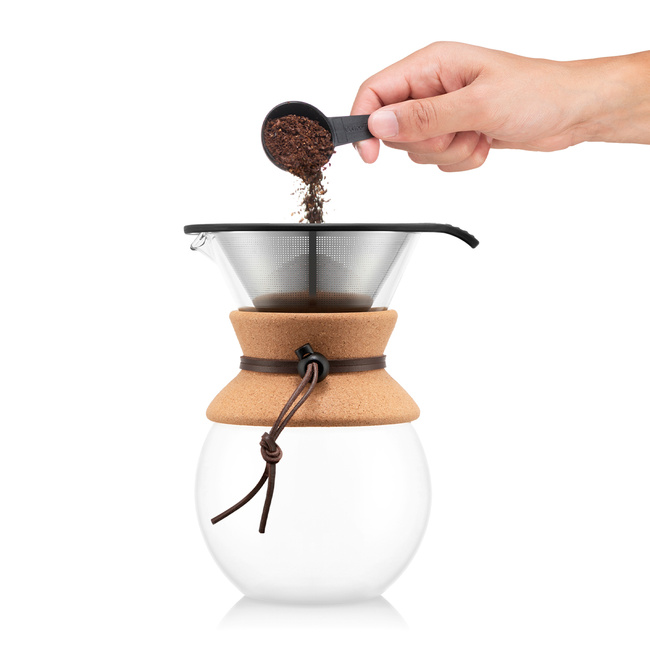 Bodum zaparzacz do kawy z filtrem stałym Pour Over 1L Cork