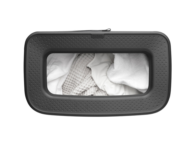 Kosz na bieliznę Brabantia BO 60L biały stal nierdzewna Brabantia 