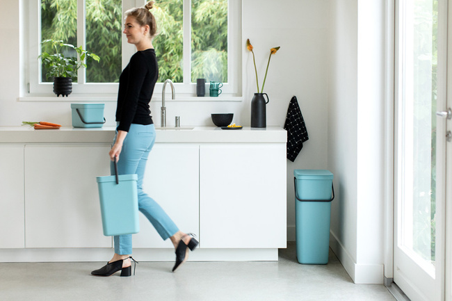 Kosz Sort&Go, 40l Mint 251085 - Brabantia