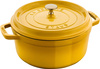 La Cocotte Garnek Żeliwny Okrągły 6.7 Ltr Cytrynowy - Staub