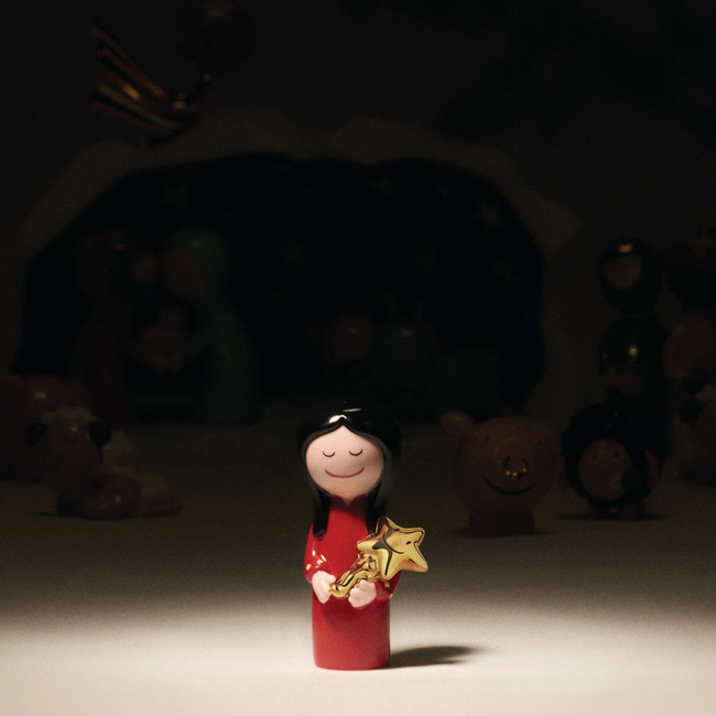 Dziecko gwiazd - figurka z porcelany Christmas collection - Alessi