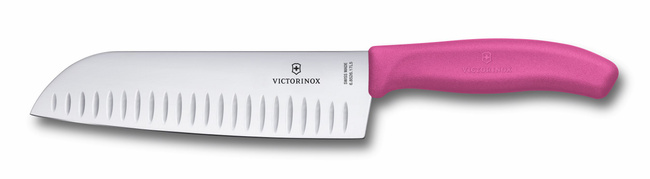 Nóż Santoku 6.8526.17l5b Różowy - Victorinox