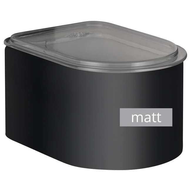 Pojemnik metalowy 1,0l Loft czarny Matt - Wesco