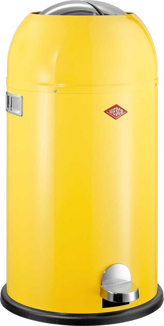 Kosz na śmieci Żółty 33l Kickmaster Wesco