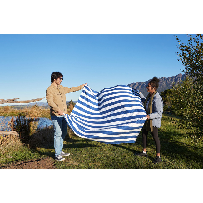 Koc piknikowy Whitsunday Blue 170 x 170 cm Dock & Bay