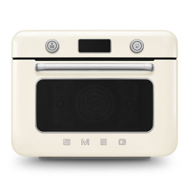 Smeg - Piekarnik nablatowy z funkcją pary (100%) COF01CREU 50's Style - kremowy