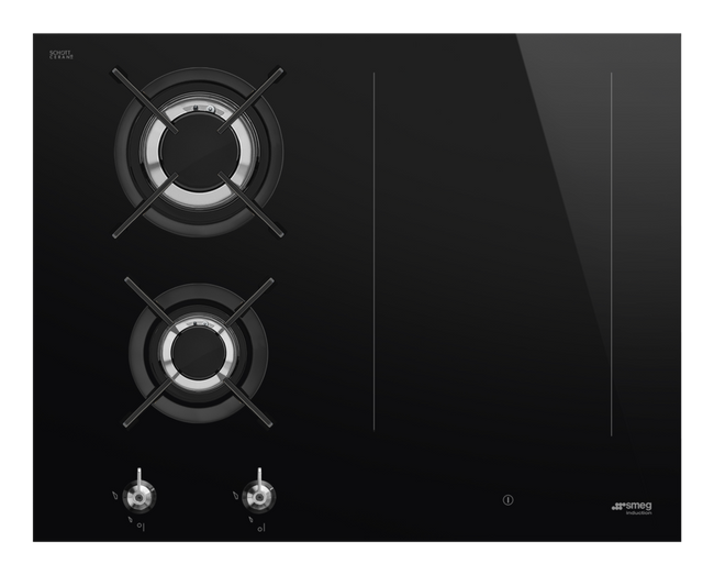 Smeg - Płyta Kuchenne Classica Pm3643d Czarne Szkło