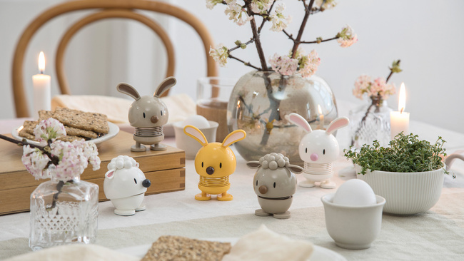 Figurka Hoptimist Soft Lambert S Mimosa żółta owieczka dekoracja wiosenna