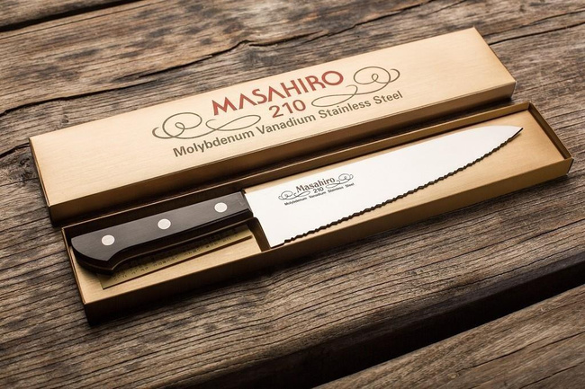 Masahiro BWH Nóż Szefa Kuchni z Falistym Ostrzem 21 cm