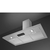 Smeg - Okap kuchenny, 90 cm Universal Ksed95Xe Stal Nierdzewna.