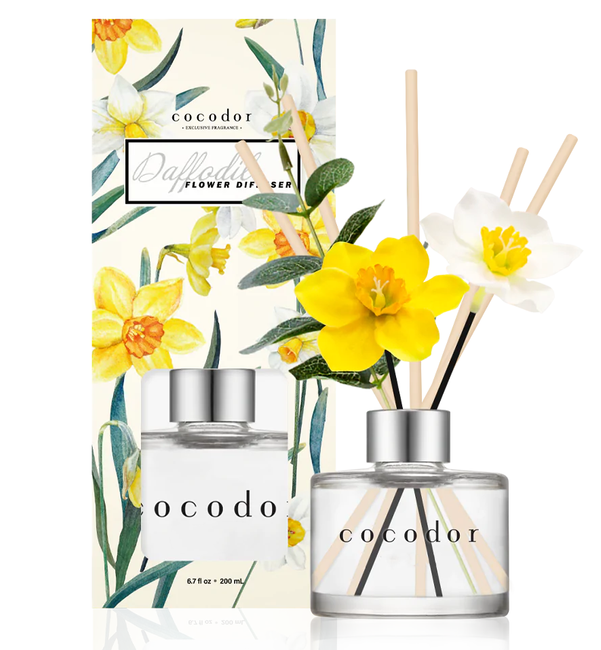 Dyfuzor zapachowy Daffodil Vanilla & Sandalwood 200ml - Cocodor