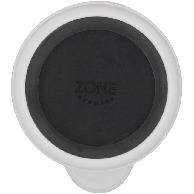 Dozownik do mydła Zone Denmark Rim 200 ml, aluminium, biały
