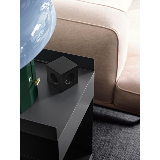 Listwa zasilająca Square 1 z podwójnym Usb-c 30 w i magnetyczną podstawą 1,8 m - czarna - Avolt