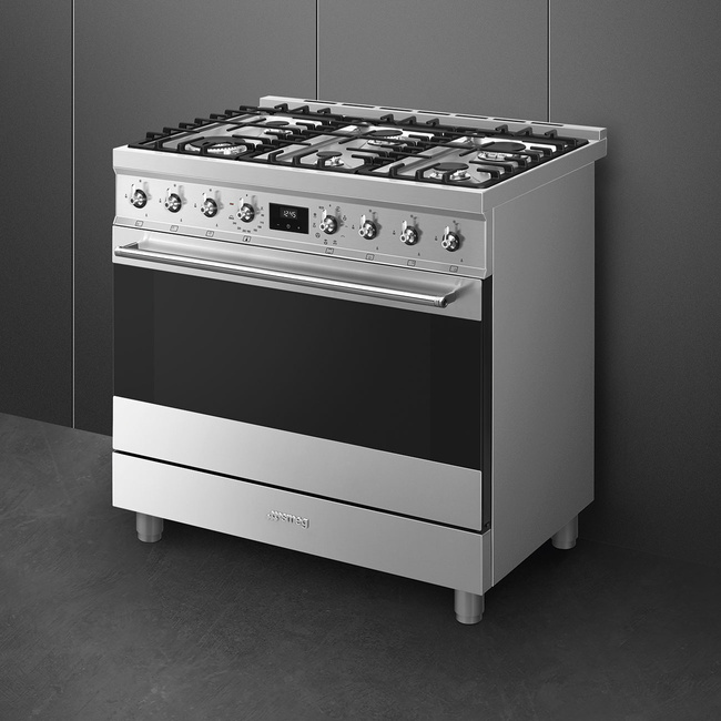 Smeg - Kuchnia wolnostojąca Symfonia C9Gmx2 Stal Nierdzewna