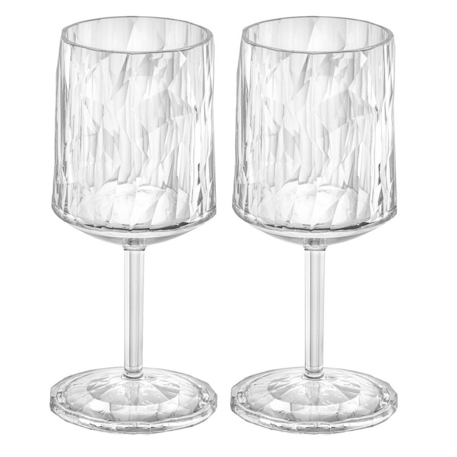 Kieliszki do wina Koziol Club No. 9 z tworzywa Superglas, 200 ml, 2 szt.