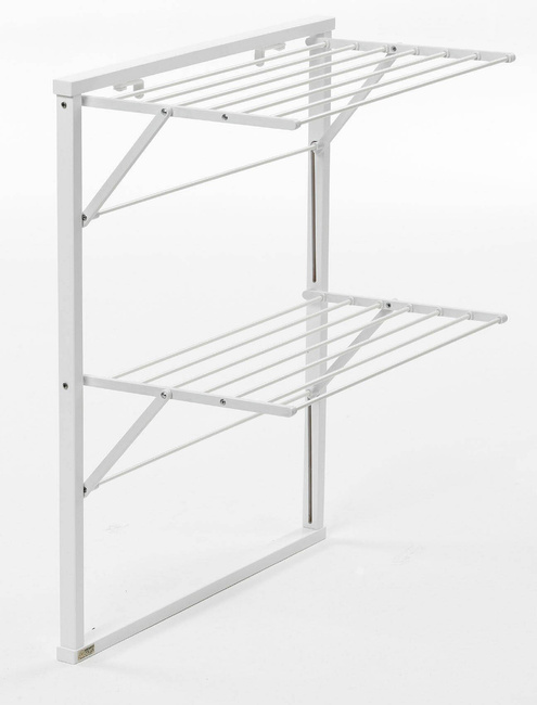 Arredamenti Klaus Suszarka na pranie na kaloryfer - 89 x 68 cm, Biały